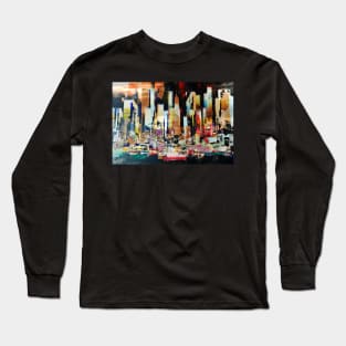 New york city skyline 4727 Long Sleeve T-Shirt